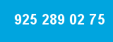925 289 02 75 925 289 02 75
